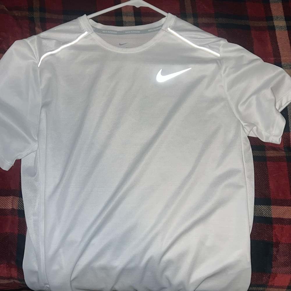 White Nike Running shirt